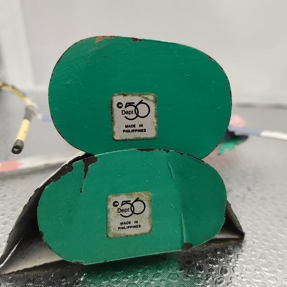 Department 56 Metal Easter Bunny Couple Figurines – Rustic Spring Decor 6 in - Picture 11 of 13